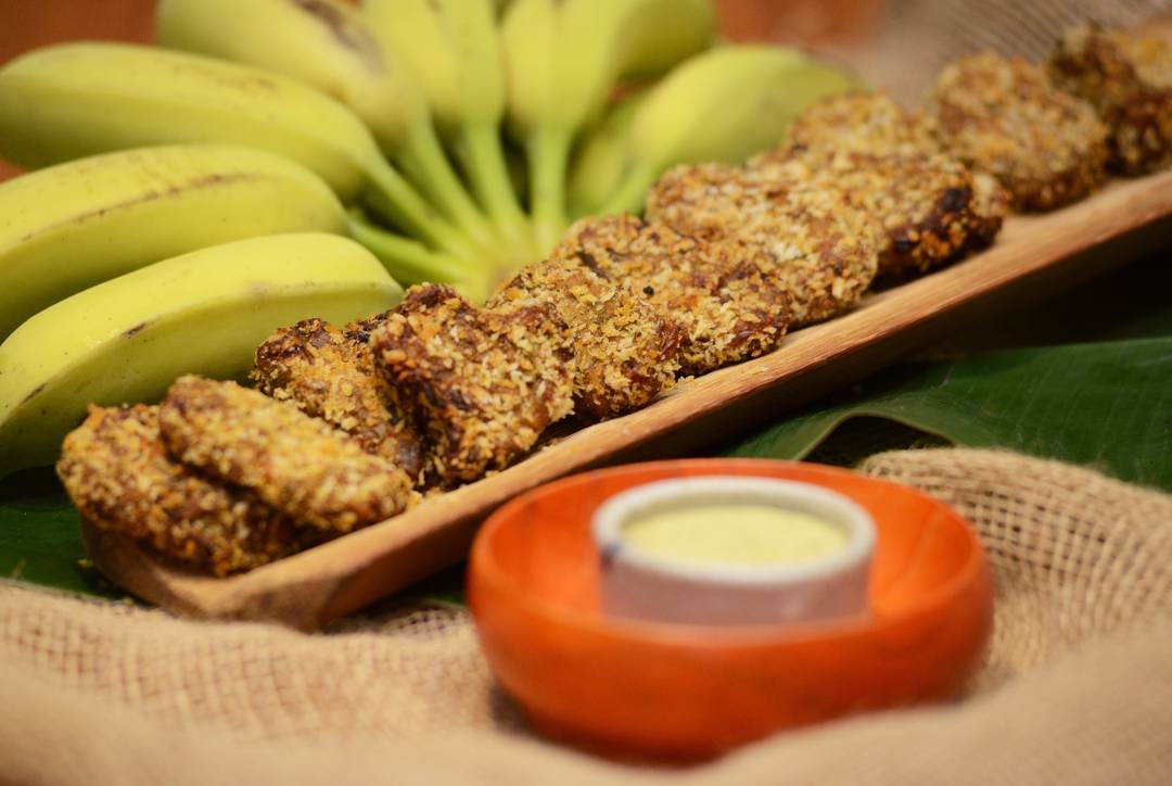 Casca de banana empanada do Pote Bem-Estar