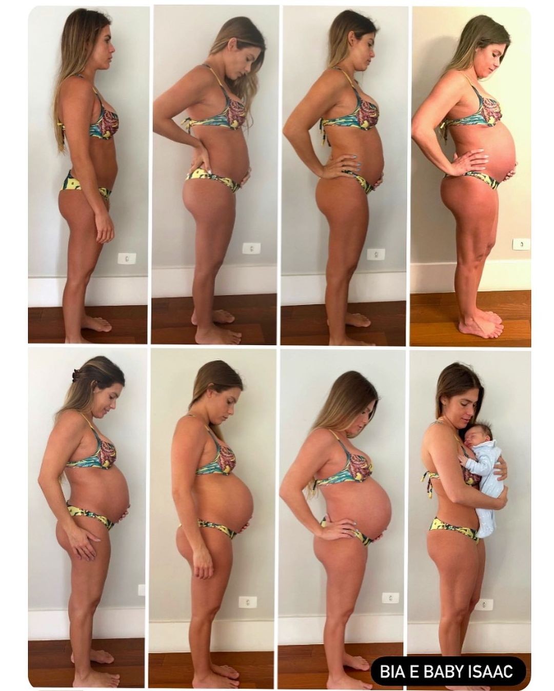 Bia Feres mostra evolução da gravidez (Foto: Reprodução/Instagram)