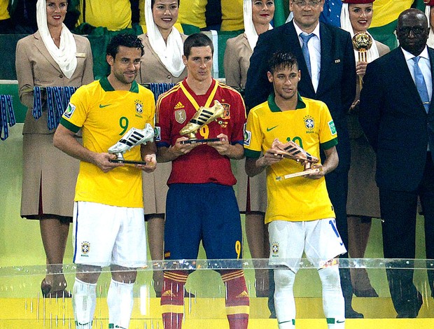 Fred Fernando Torres Neymar artilheiros chuteira de ouro Confederações (Foto: AFP)