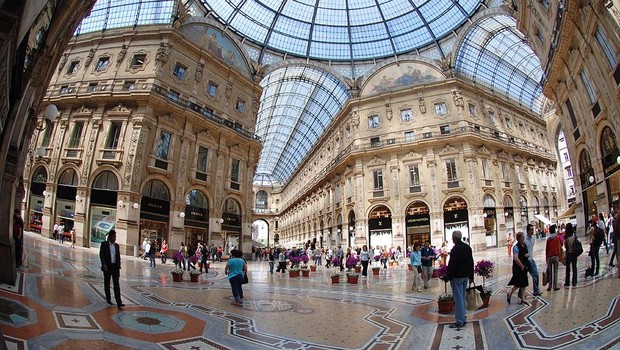 Galleria Milano em Milão, na Itália (Foto: Getty Images)