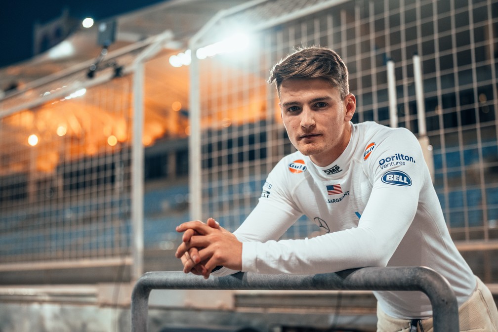 Americano Logan Sargeant, estreante na Fórmula 2 em 2022, será titular da Williams na F1 em 2023 — Foto: Williams Racing