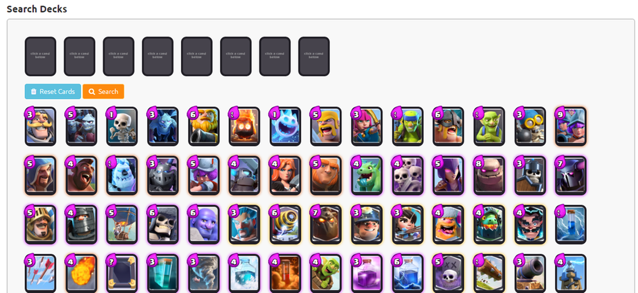 Clash Royale Deck Builder | Jogos | Download | TechTudo