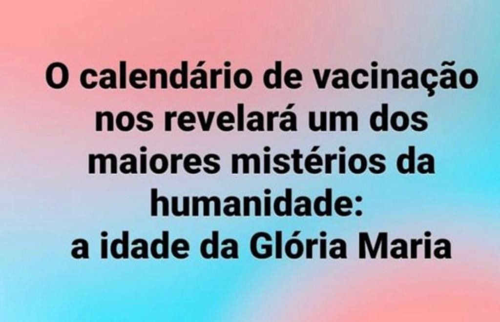 Gloria Maria comenta posts divertidos sobre dia em que vai ser vacinada (Foto: Reprodução/Instagram)