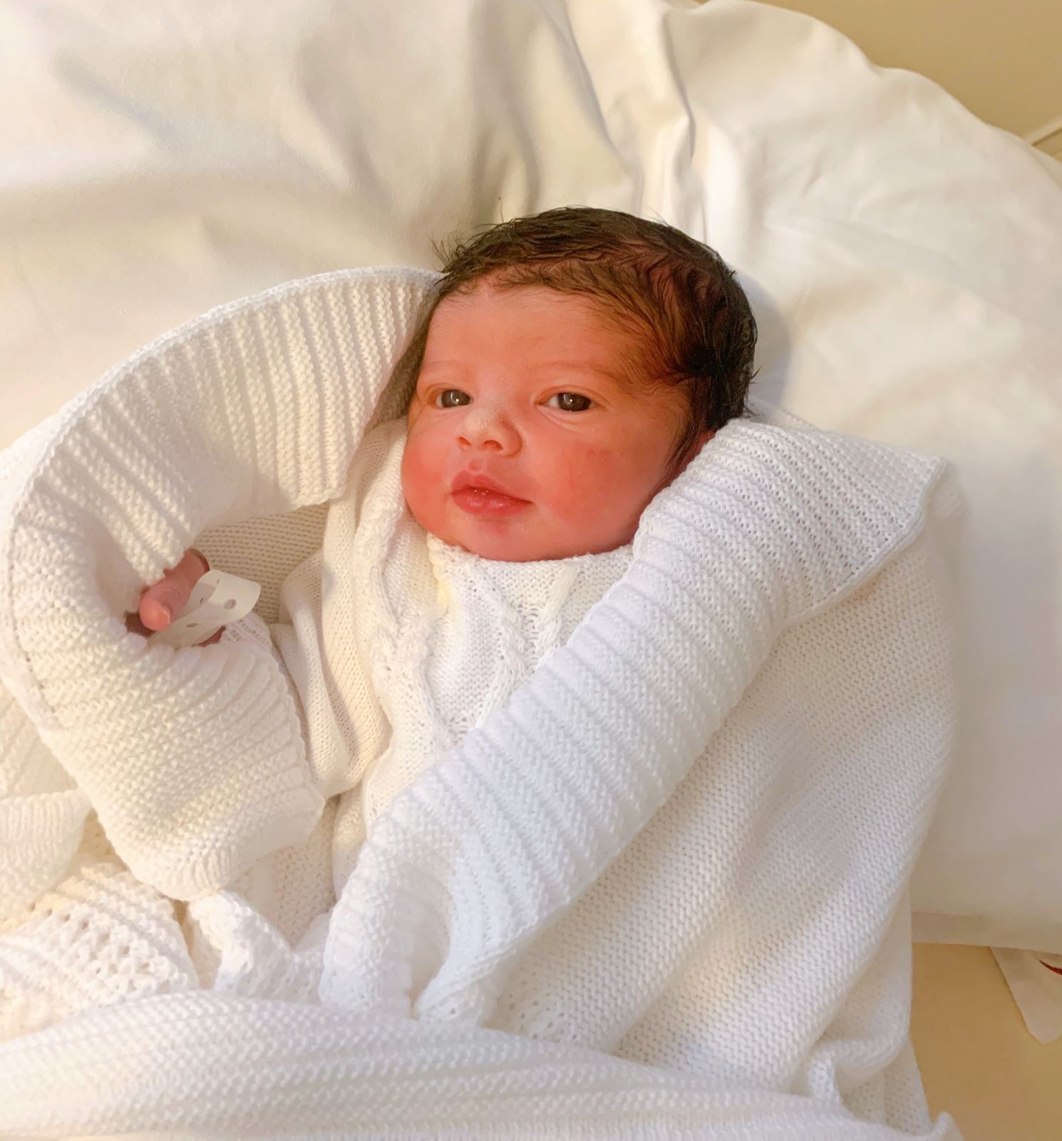 Debby Lagranha dá à luz Arthur, seu segundo filho  (Foto: Arquivo pessoal)