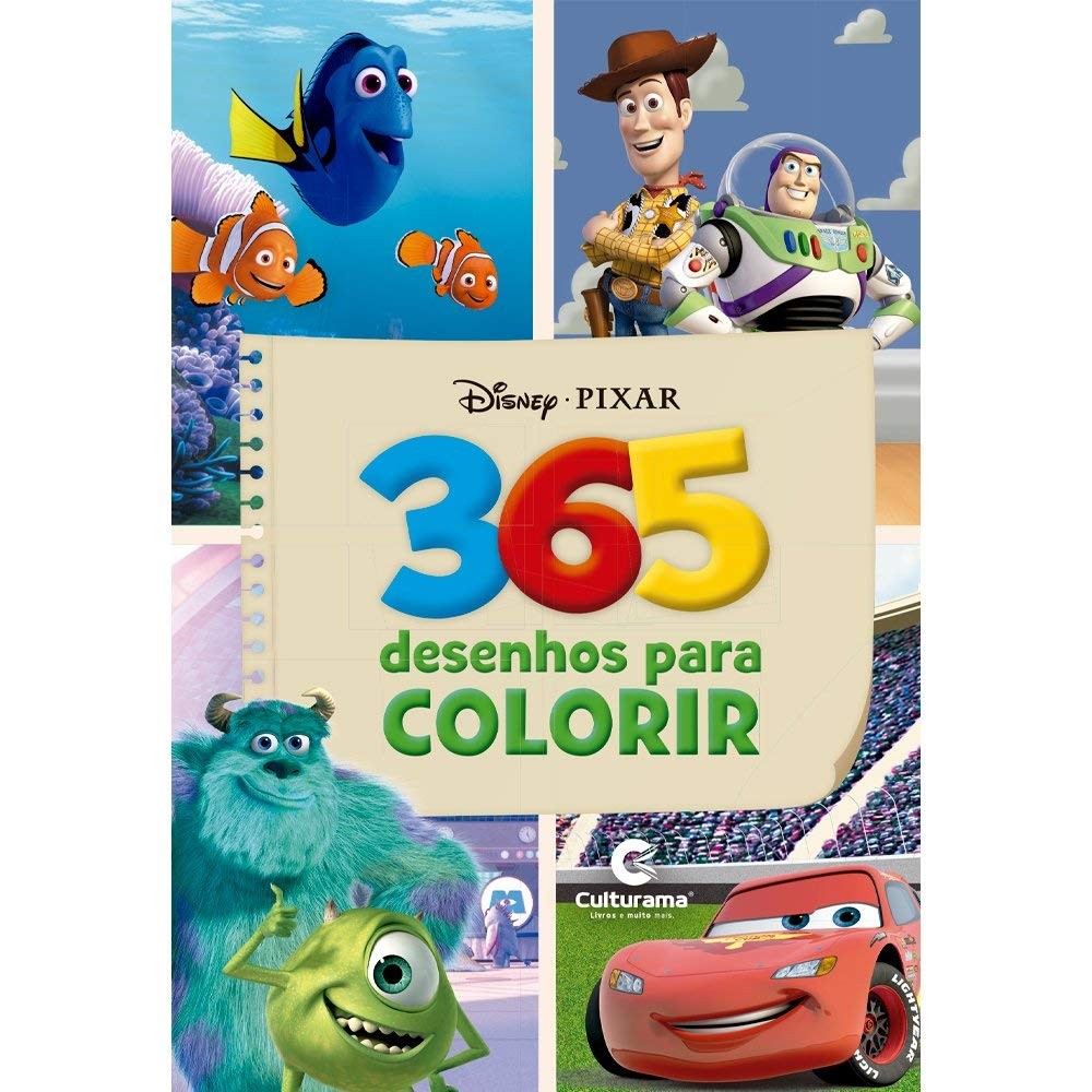 Livro de Pintar Infantil 365 Desenhos Para Colorir Todolivro Escolha a Capa