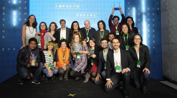 Jurados e vencedores da segunda edição do Desafio de Impacto Social do Google no Brasil (Foto: Divulgação/Google)