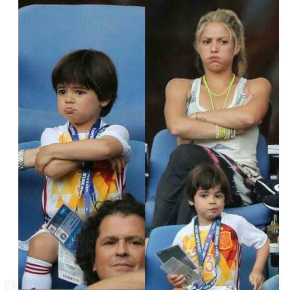 Shakira e o filho (Foto: Reprodução/Instagram)