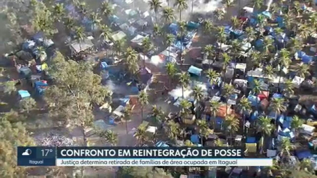 Mais de 1,5 mil pessoas são retiradas de acampamento durante reintegração de posse em Itaguaí, RJ - Vimarsana News