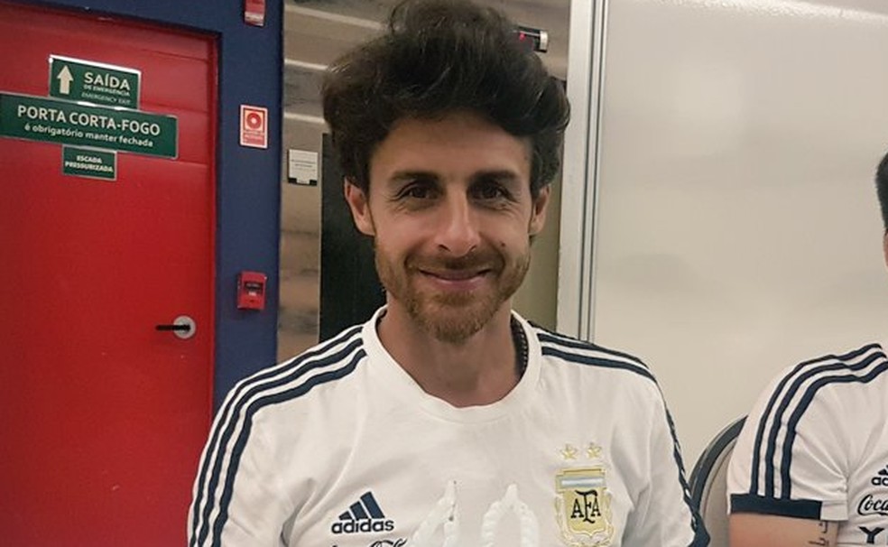 Pablo Aimar, t&eacute;cnico da sele&ccedil;&atilde;o sub-17 da Argentina &mdash; Foto: Divulga&ccedil;&atilde;o/AFA