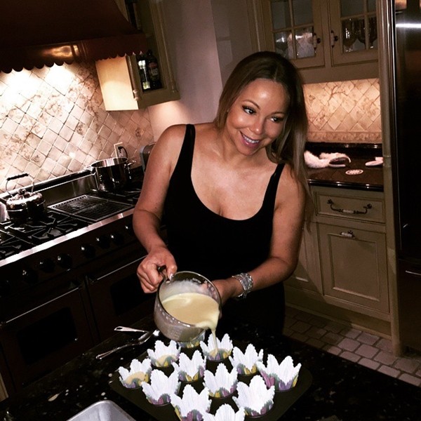 Mariah Carey se preparando para a Páscoa (Foto: Instagram)