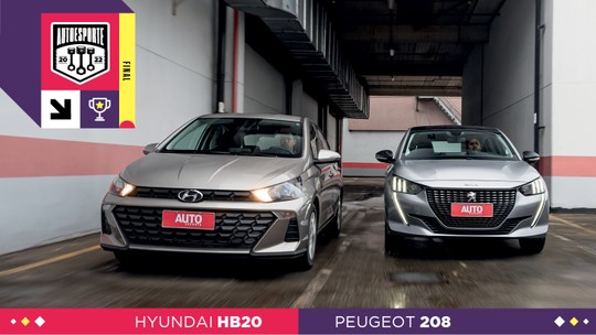 Hyundai HB20 x Peugeot 208: qual vence a final da Copa do Mundo dos Carros 1.0?