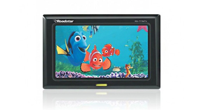 Player portátil da Roadstar vem com função de TV com tela de 7 polegadas (Foto: Divulgação/Roadstar)