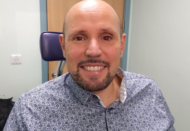 Steve Varze, agora com 40 anos, será o primeiro paciente a fazer o procedimento (Foto: Moorfields Eye/Divulgação)