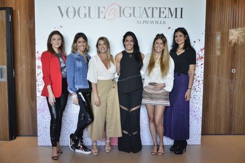 Ariane Pinto, Letícia Peranovich, Helen Michelet, Thais Jerez, Ana Andrade e Samanta Abrão (Foto: João Sal)
