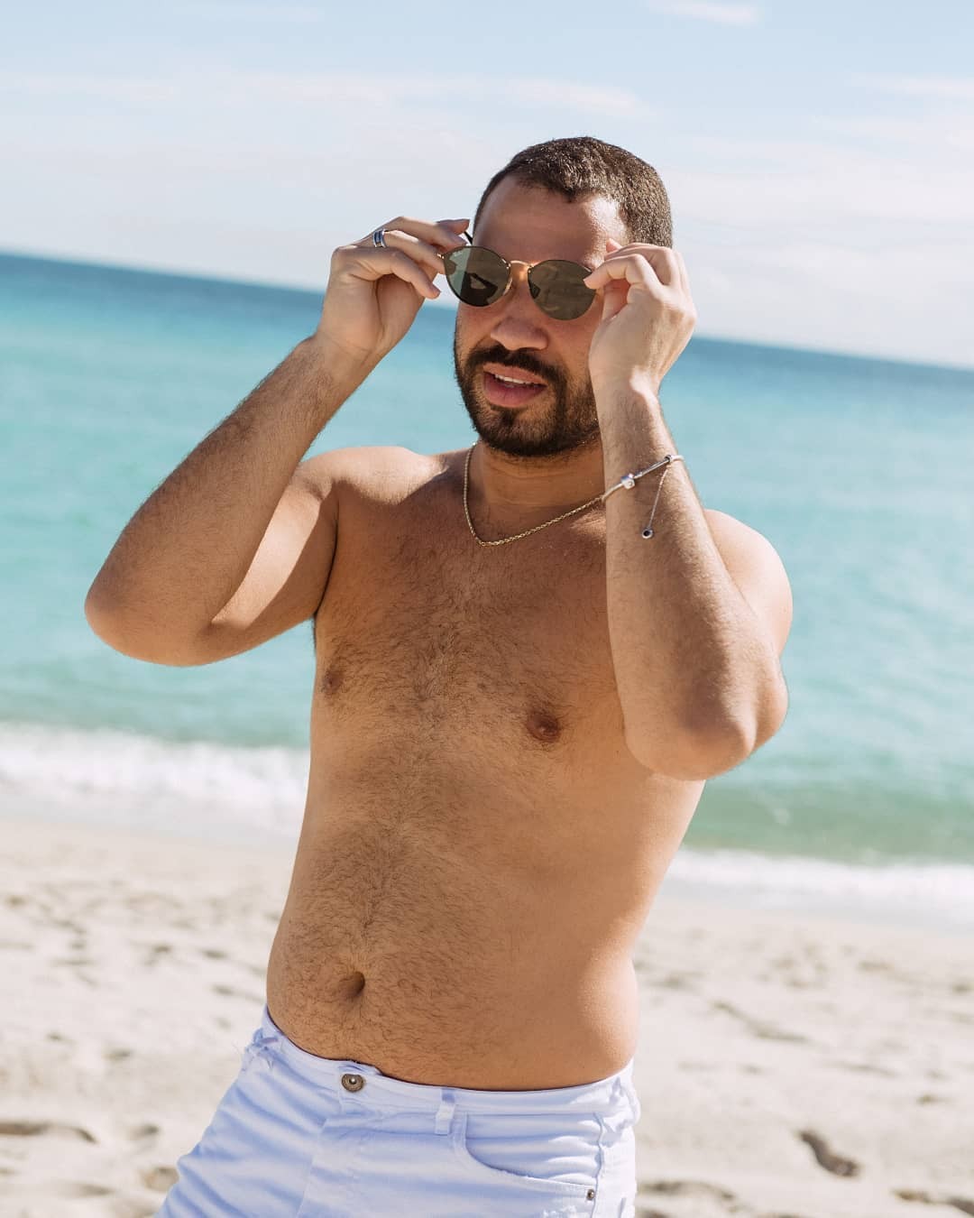 Gil do Vigor aproveita praia de Miami e posta álbum de fotos  (Foto: Reprodução / Instagram)