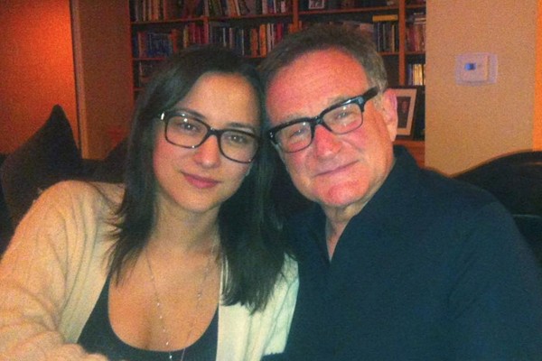 Zelda Williams com o pai, o ator Robin Williams (Foto: Instagram)