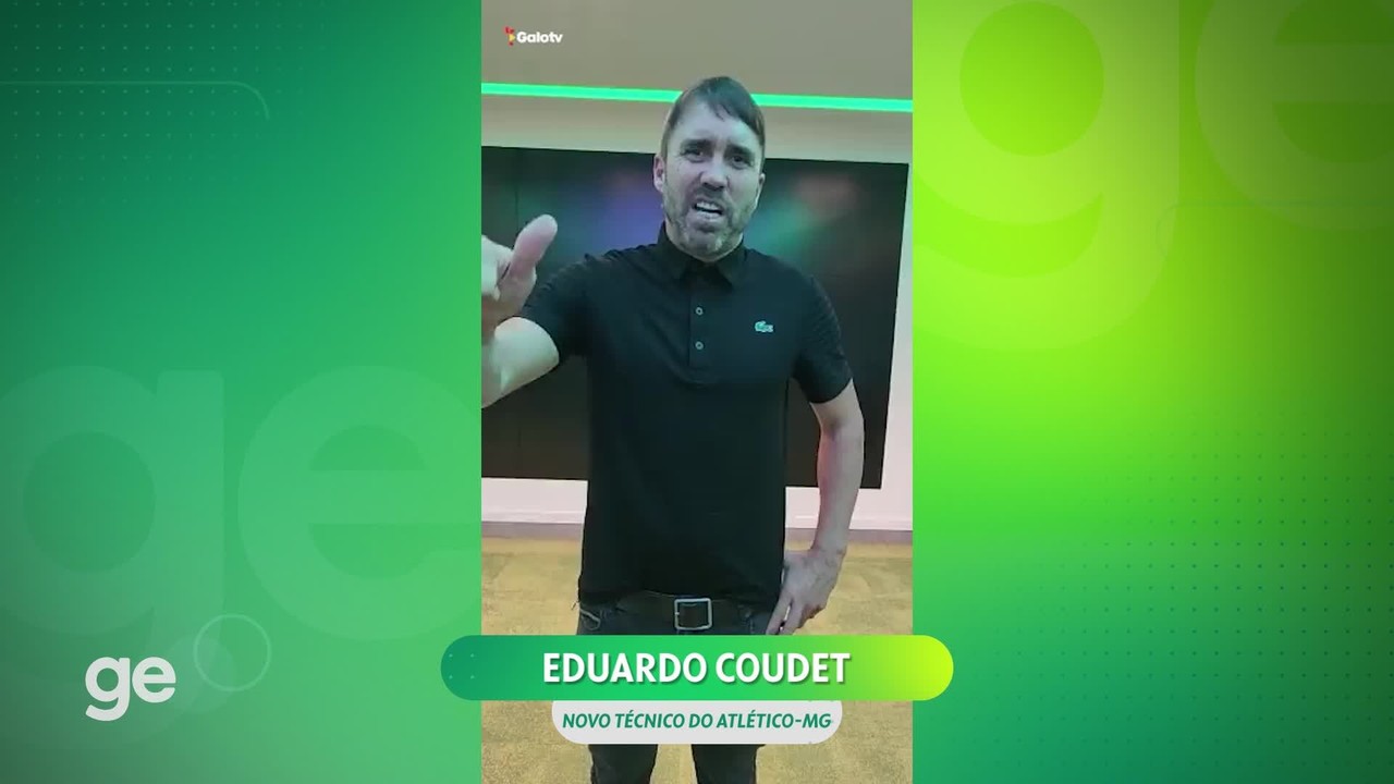 Eduardo Coudet, novo técnico do Atlético, manda primeiro recado para torcida