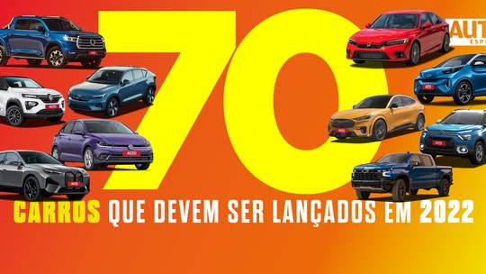 Veja 70 carros que devem ser lançados em 2022 no Brasil