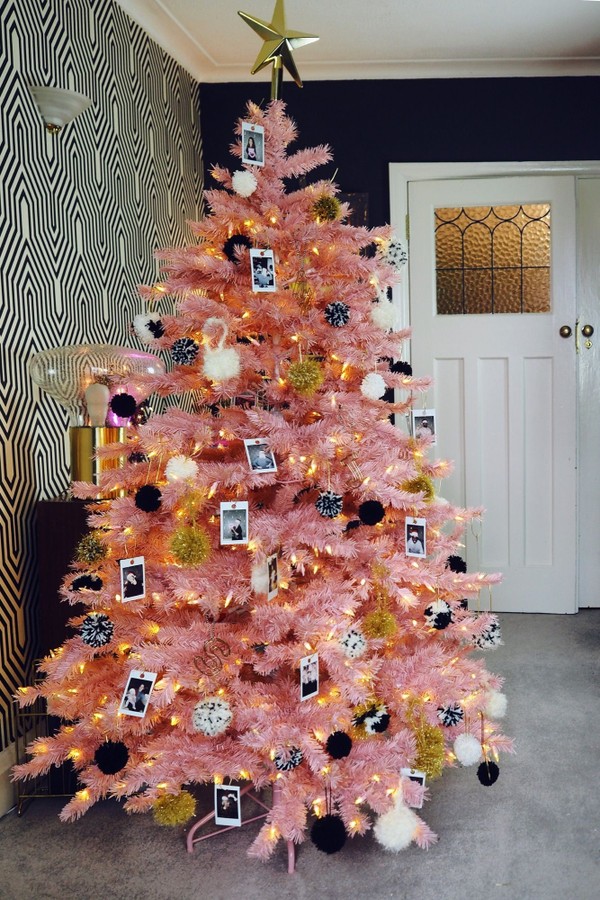 Árvore de Natal rose gold: 25 ideias elegantes  Árvore de natal rosa,  Arvore de natal rosa, Arvore de natal