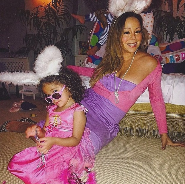 Mariah Carey e a filha, Monroe (Foto: Reprodução/Instagram)