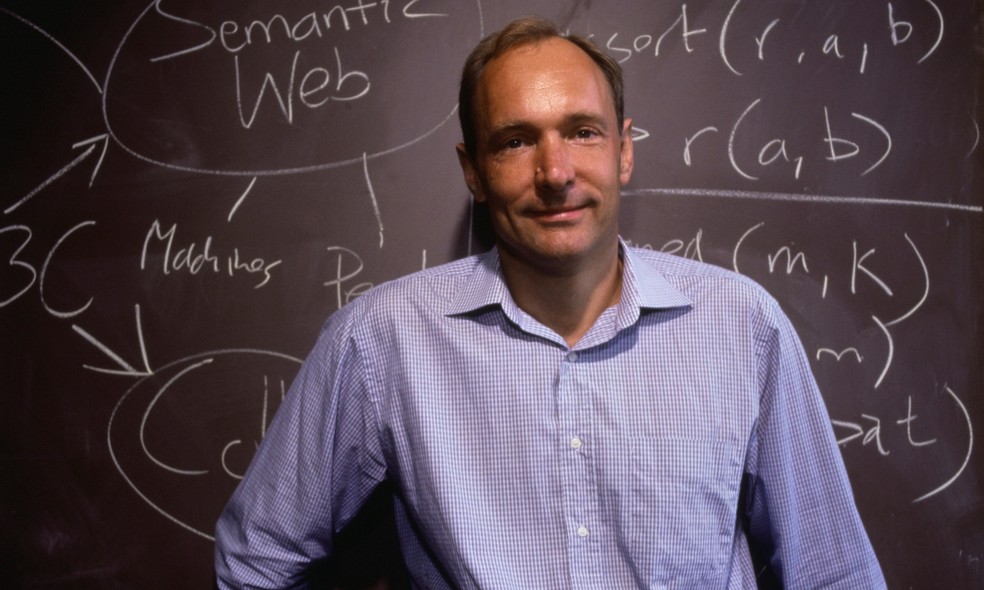 Tim Berners-Lee é conhecido como o 'pai da Internet' — Foto: Reprodução