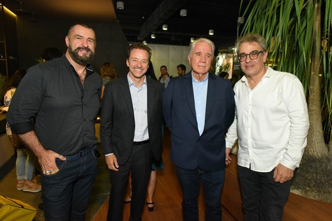 Roberto Alves, Christian Kadow, Keneth Kadow e Sergio Zobaran