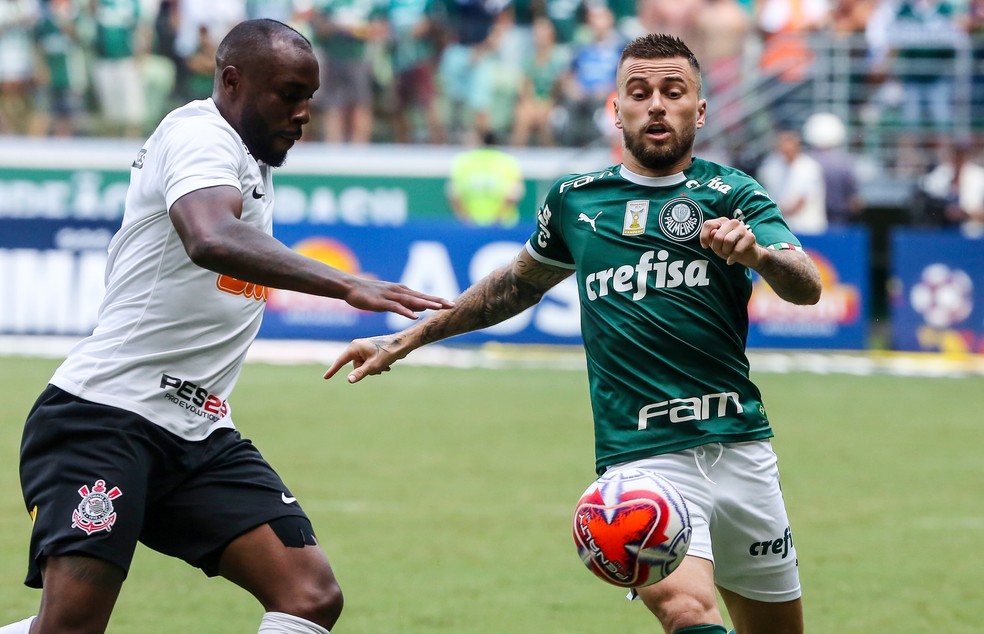 Lucas Lima teve atuação apagada no Dérbi de sábado — Foto: Flavio Florido/BP Filmes