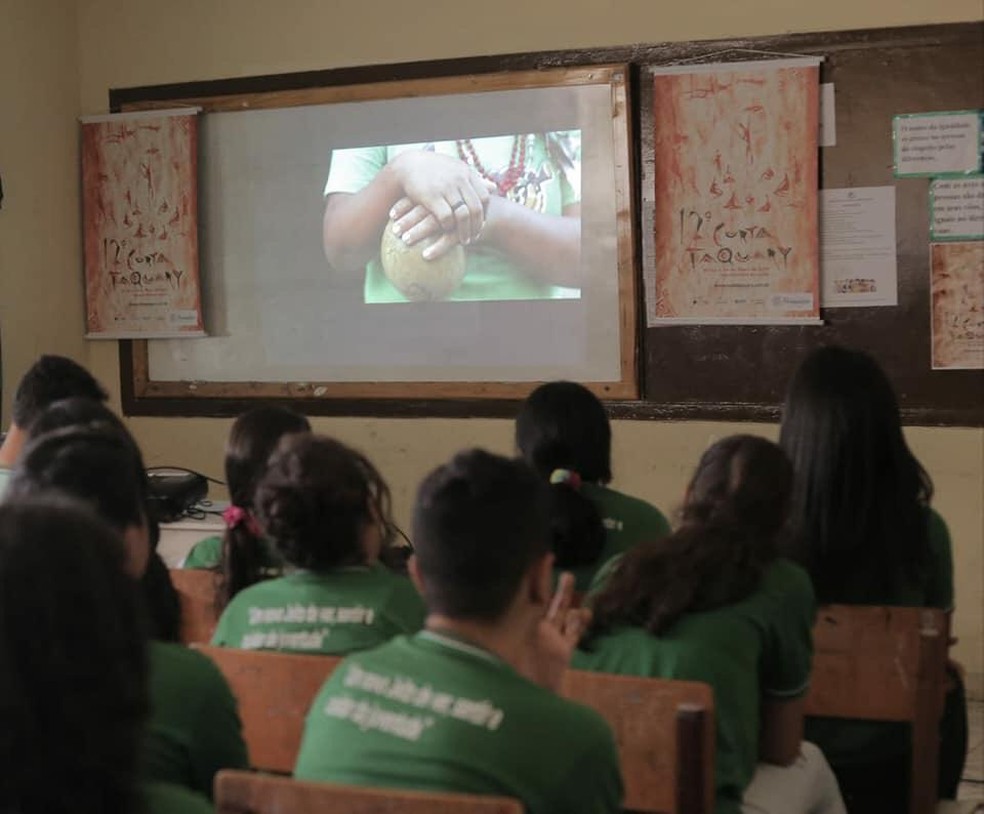 AÃ§Ã£o ItinerÃ¢ncia nas Escolas em Taquaritinga do Norte â€” Foto: Foto/DivulgaÃ§Ã£o