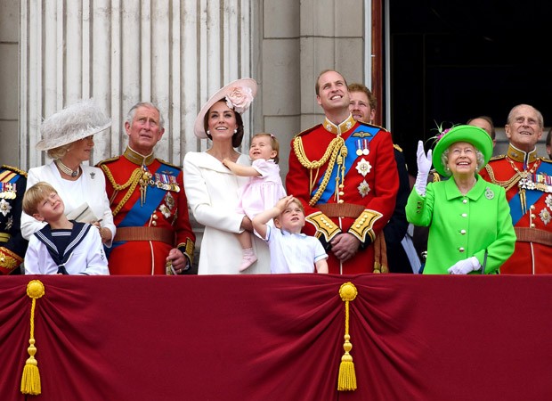 Família real celebra os 90 anos da rainha Elizabeth II (Foto: Getty Images)