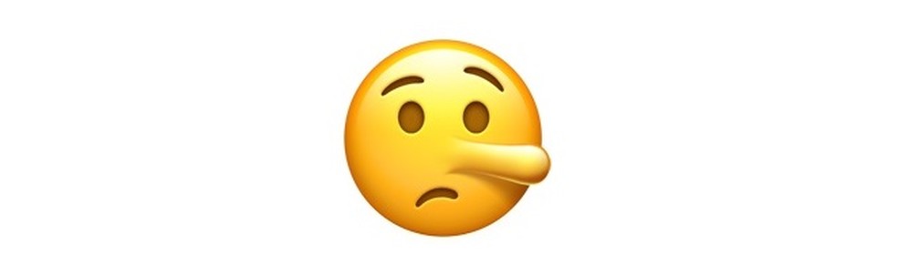 Emoji com nariz do personagem pinóquio — foto: reprodução/techtudo