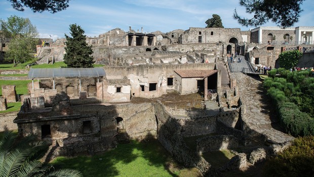 Sítio arqueológico de Pompeia (Foto: Giorgio Cosulich/Getty Images)
