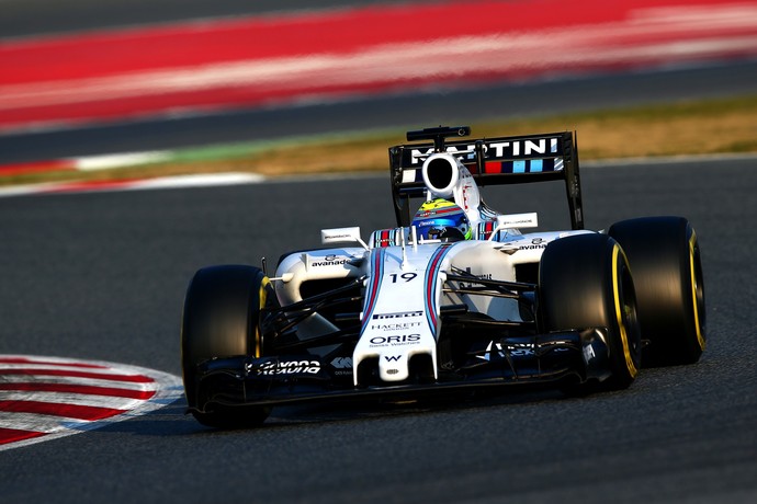 Felipe Massa Williams Barcelona dia 1 rodada 2  (Foto: Getty Images)