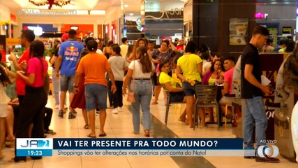 Shopping de Palmas fica lotado no fim de semana de natal