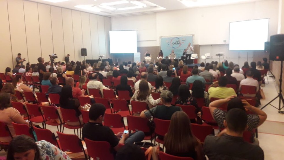 XVII Fórum da União dos Dirigentes Municipais de Educação do Rio Grande do Norte acontece em Natal — Foto: Keyson Cunha/Divulgação