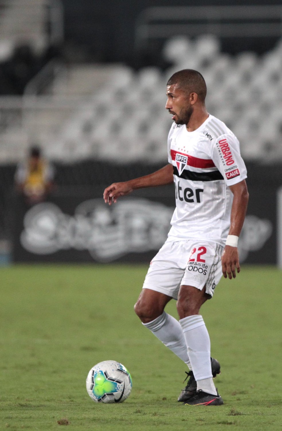 Rojas, do São Paulo, durante confronto com Botafogo — Foto: Divulgação São Paulo
