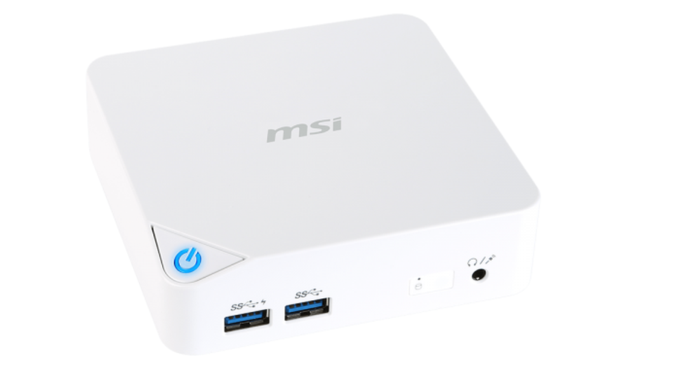 MSI Cubi: mini PC pode rodar Windows 10 ou Linux (Foto: Divulgação/MSI)