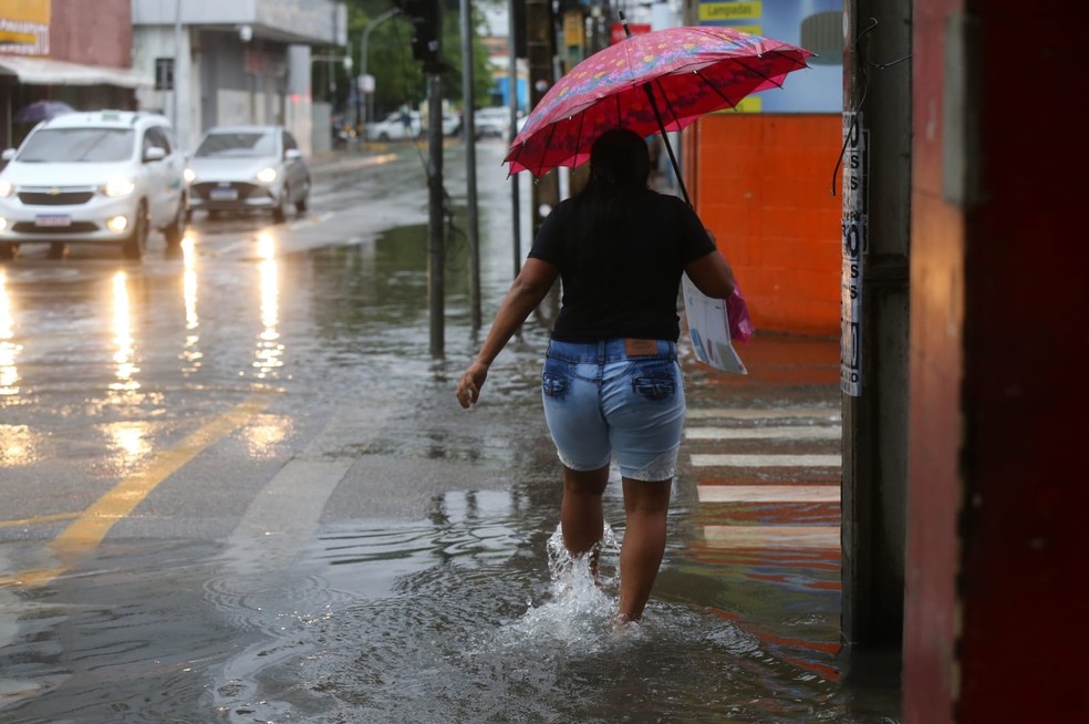 Fortaleza tem o mês de março mais chuvoso já registrado — Foto: Fabiane de Paula/SVM