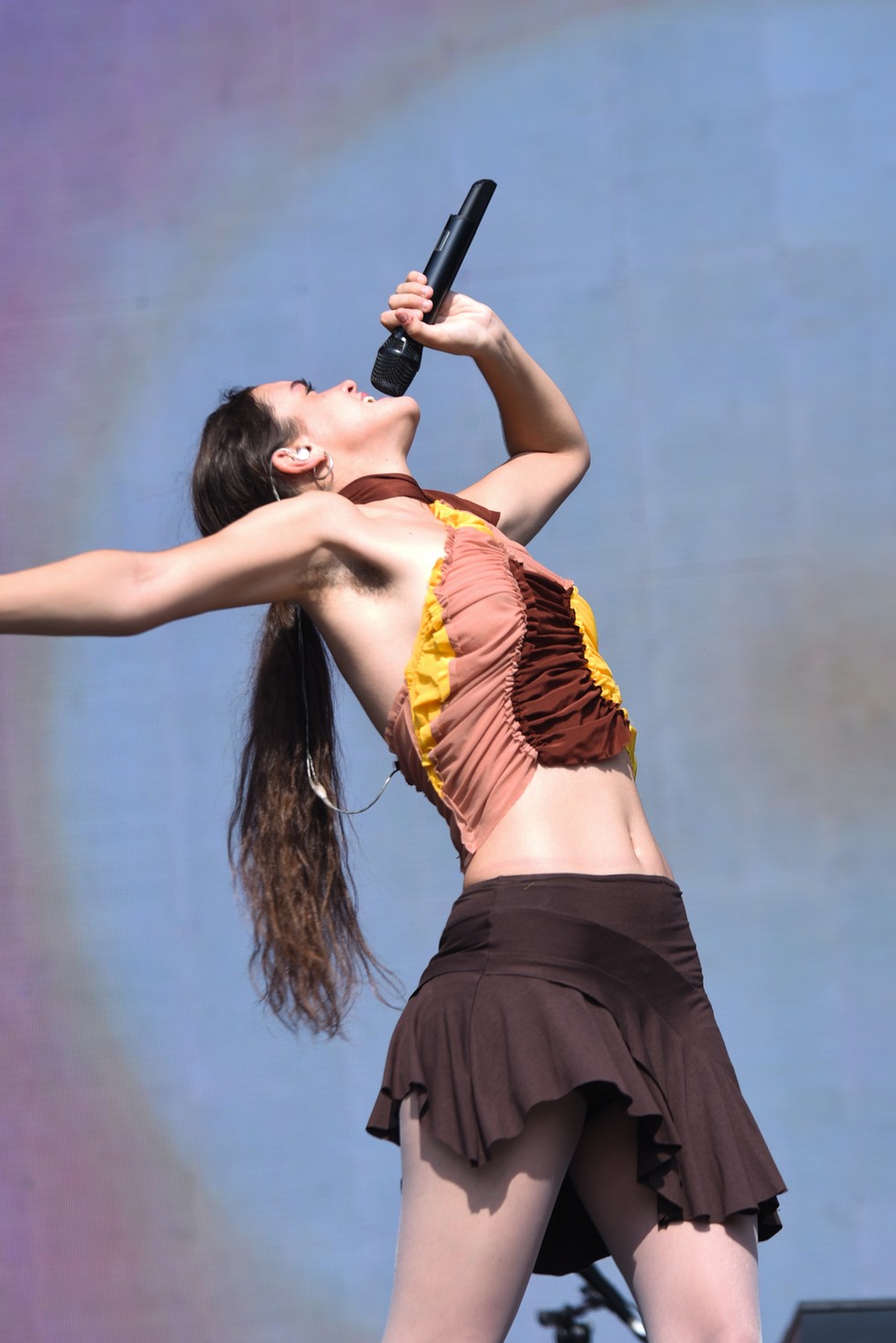 Cantora espanhola Amaia  Foto: Leo Franco/AgNews