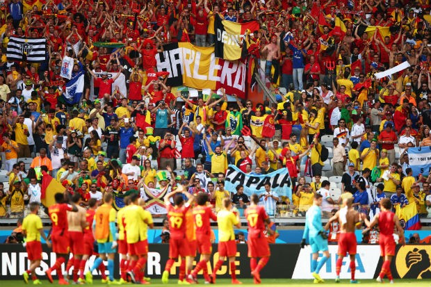 Foi difícil, mas a Bélgica superou a Argélia no primeiro desafio da Copa do Mundo (Foto: Getty Images)