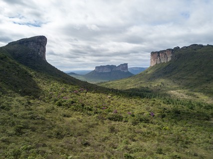 Vista de parte da Chapada Diamantina, um dos pontos turísticos do Estado.