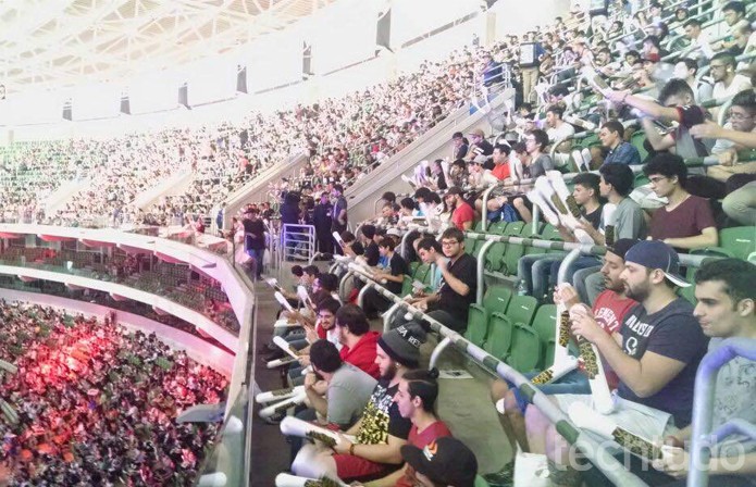 Mais de 12 mil fãs comparecem ao Allianz Parque (Foto: Thássius Veloso / TechTudo)