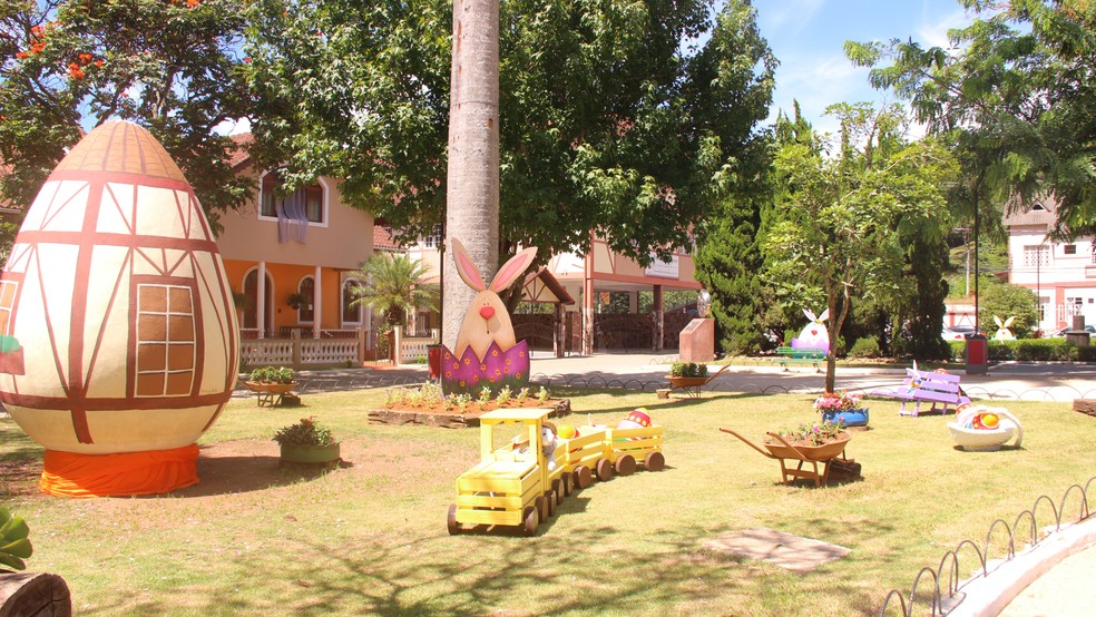 Vila da Páscoa, em Domingos Martins. — Foto: Divulgação