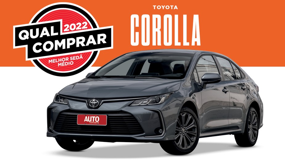 Qual Comprar 2022 - Melhor Sedã Médio - Toyota Corolla