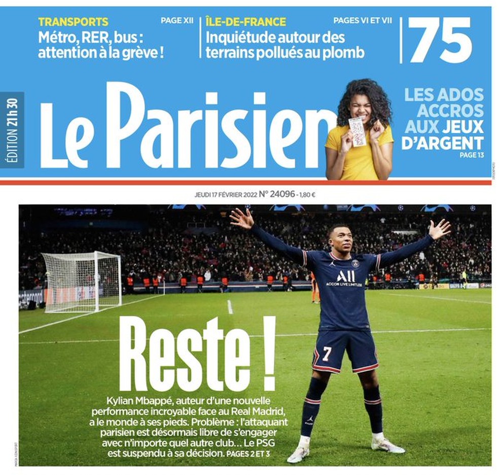 PSG tenta convencer Mbappé a ficar, mas astro já recusou duas propostas de renovação, diz jornal