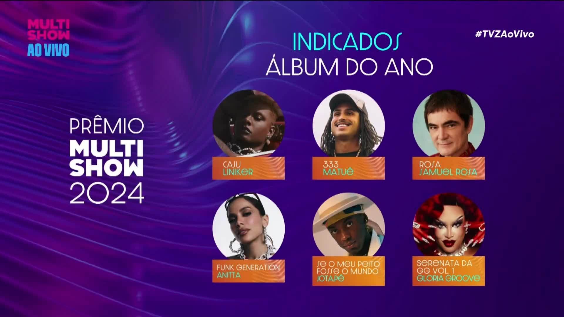 Prêmio Multishow 2024: conheça os indicados | Prêmio Multishow | gshow