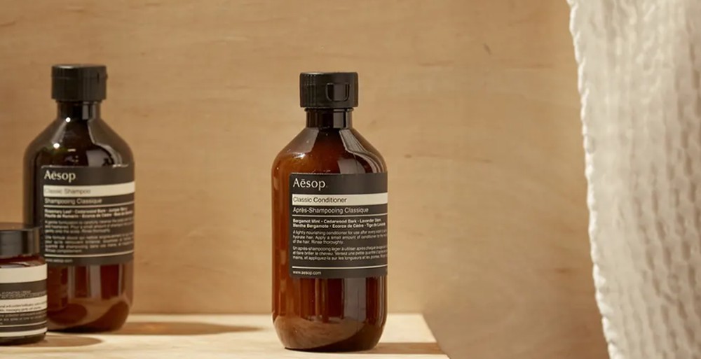 Produtos da marca de cosméticos Aesop — Foto: Reprodução