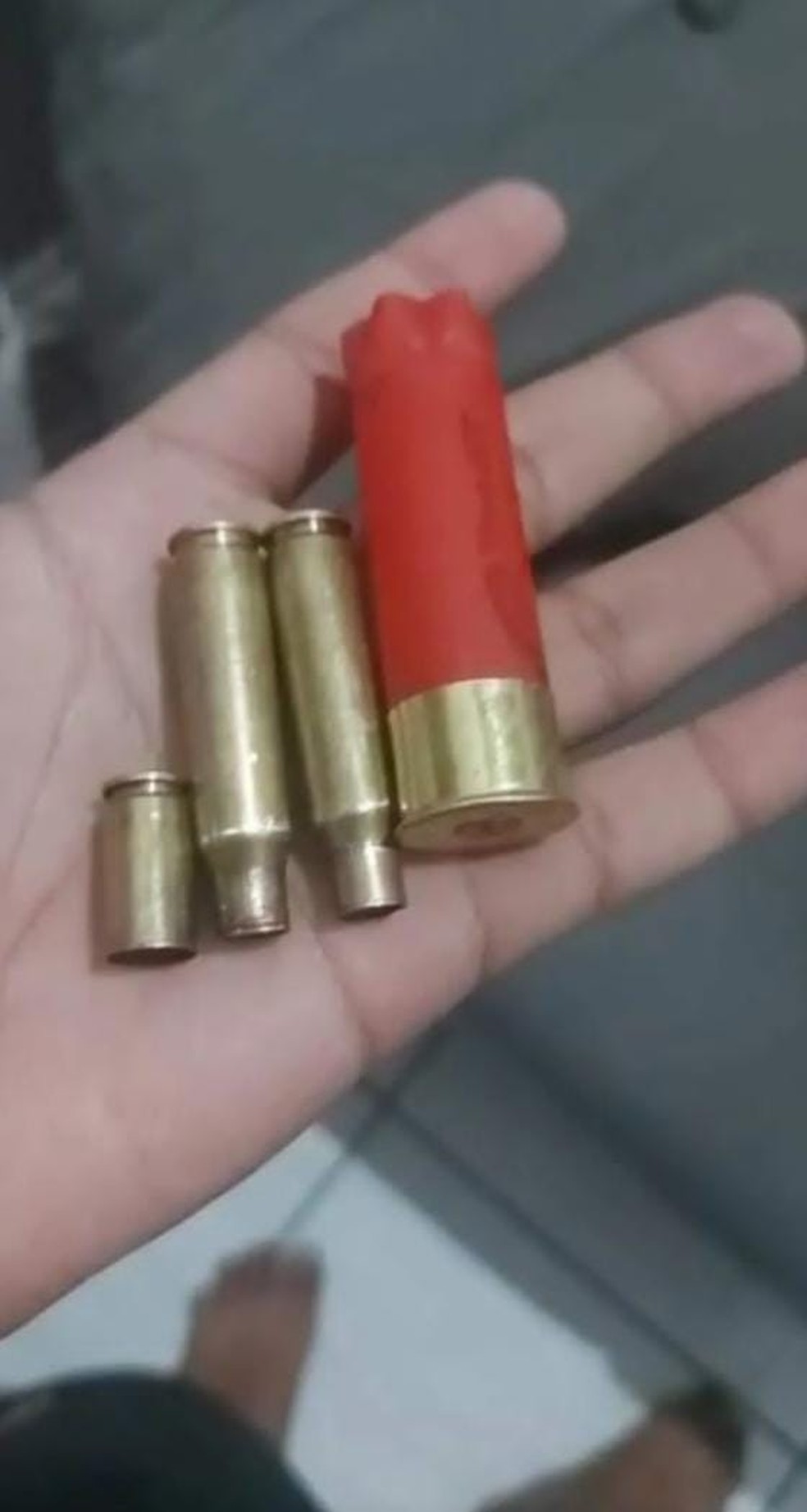 Balas usadas pelos criminosos no ataque a Canguaretama, RN — Foto: Redes sociais