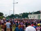 Chegada de torcedores deixa trânsito lento na região da Arena Fonte Nova