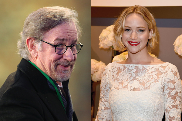 Steven Spielberg e Jennifer Lawrence (Foto: Getty Images)