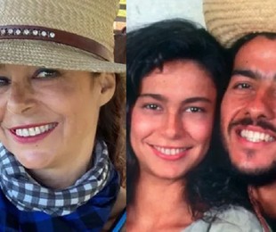 Giovanna Gold em fase atual e com Marcos Palmeira na primeira versão de 'Pantanal' | Reprodução